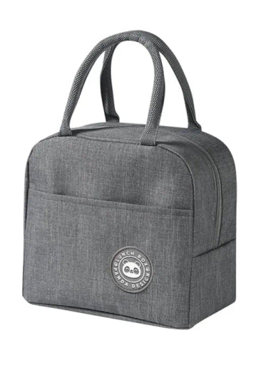 Leak-Proof, Hot & Cold, Reusable Tote, 2L Lunch Bag Grey