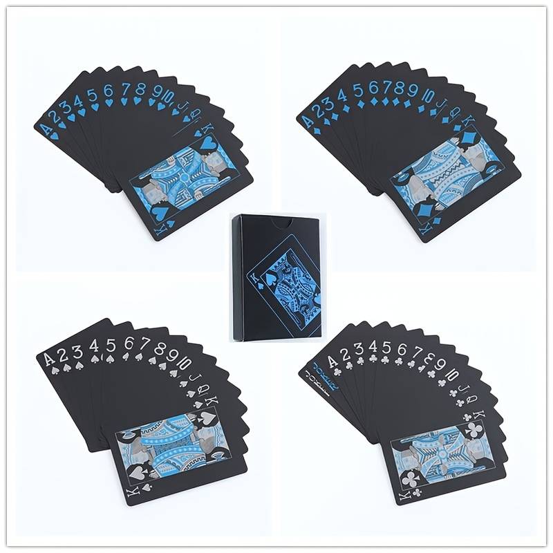 Waterproof PVC Playing Cards: Durable Illusionist Poker Deck for Casino Parties & Game Nights