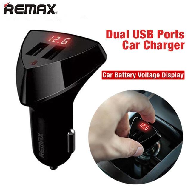 Remax Aliens 2USB Car Charger with LED 3.4A - Black