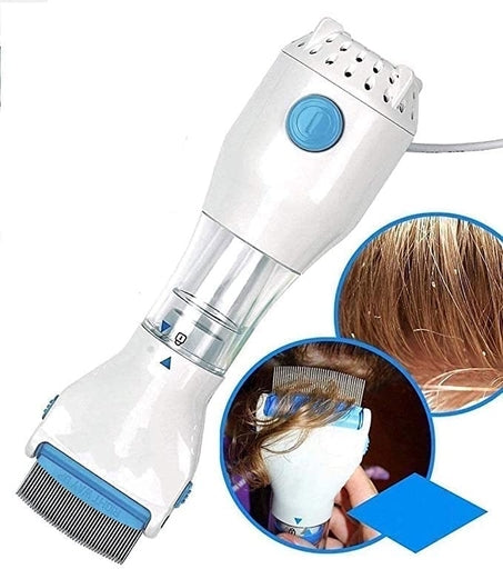 Electric Lice Comb with Vacuum Automatic Head Lice and Dandruff Remover for Easy Lice Treatment