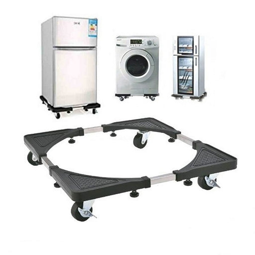 Trolley Wheel Stand for Adjustable Multi-Functional Stand Base with Wheels for Fridge Refrigerator