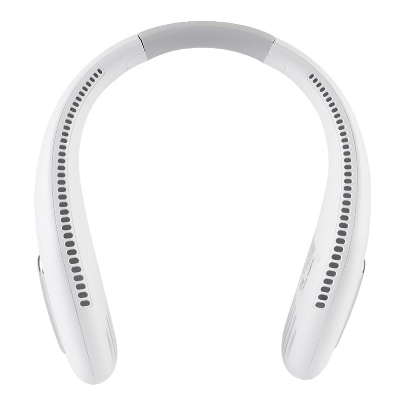 Portable Neck Fan: Rechargeable Wearable Air Cooler | Quiet 3-Speed Hanging Necklace