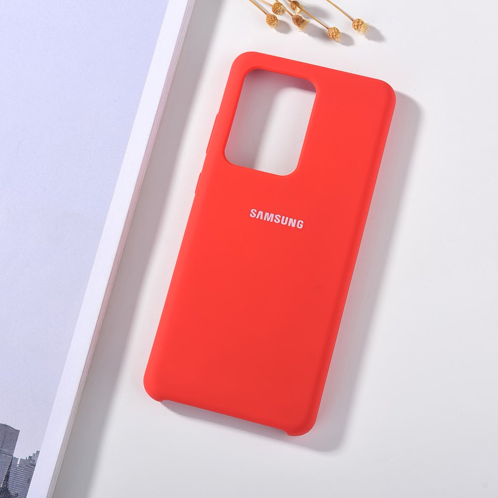 Soft Silky Silicone Cover Soft-Touch Back Case For Galaxy Note 20