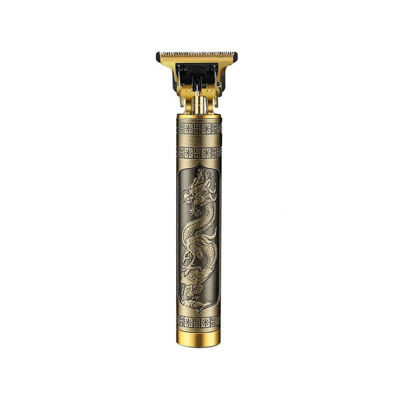 Vintage T9 Professional Electric Hair Clipper & Trimmer for Men - Black Dragon