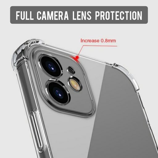 Quality Lifestyle Product - Transparent Reinforced Coners Bumper TPU Straight Border Defense Case