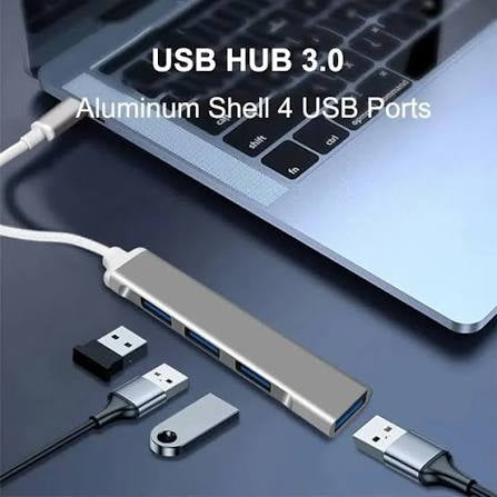 USB Type-C Hub Aluminum 4/8 Port USB 3.0 2.0 High-Speed 5Gbps Adapter