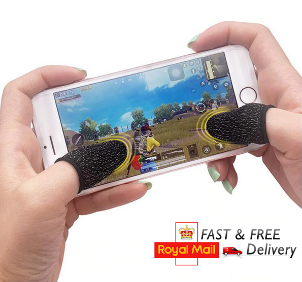 PUBG Mobile Gaming Gloves Touch Screen Sweat-Proof Finger Sleeves for Gamers