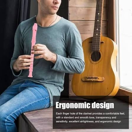 Soprano Recorder, 8-Hole Soprano Recorder Instrument for Kids