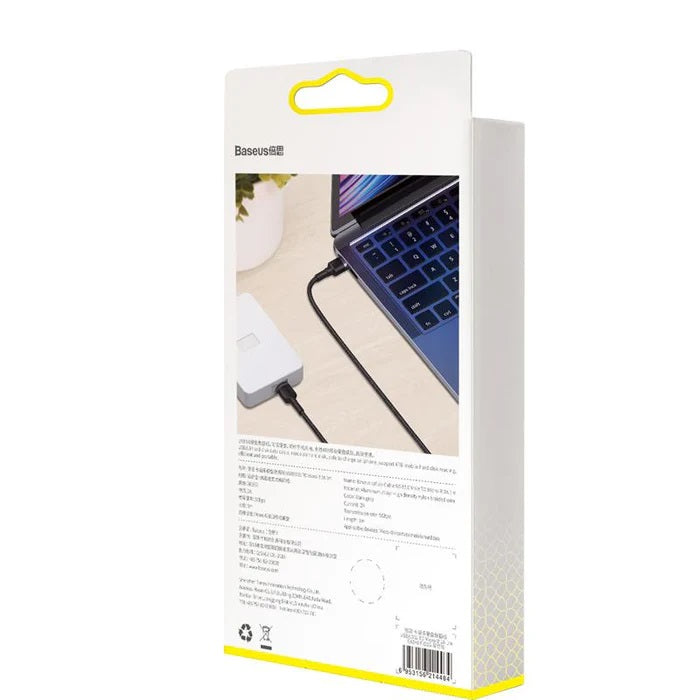 Baseus Cafule Converter Cable USB 3.0 Male To Micro-B 1M - Dark Grey (CADKLF-D0G)