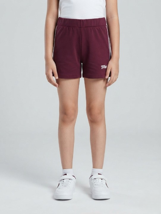 TRE Girls Dry Fit Cotton Sports Short