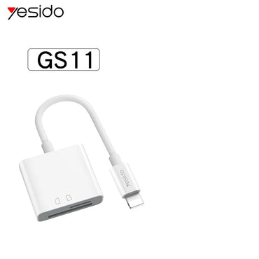 YESIDO GS11 Lightning to SD & TF Card OTG Adapter 2 in 1