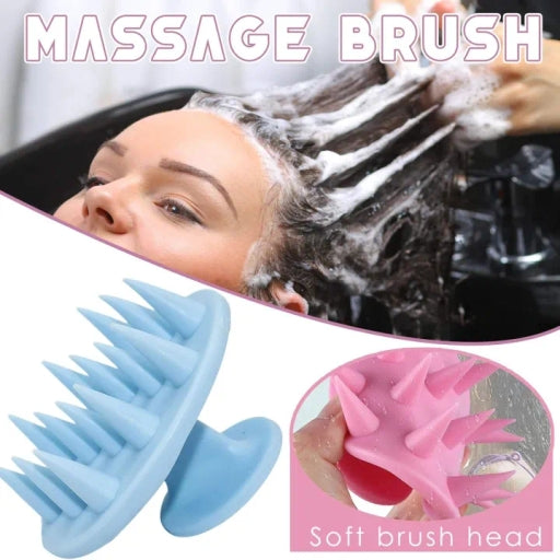 Scalp Massagers, Soft Silicone Hair Scrub Brush