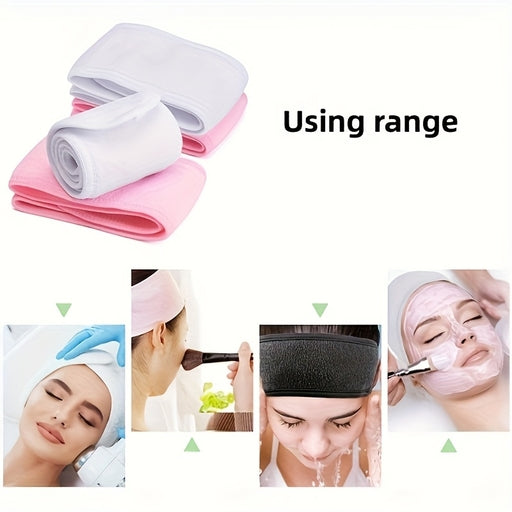 Adjustable Women's Hair Headband – Soft Non-Slip Head Wrap for Face Washing, Makeup, Bathing, Yoga