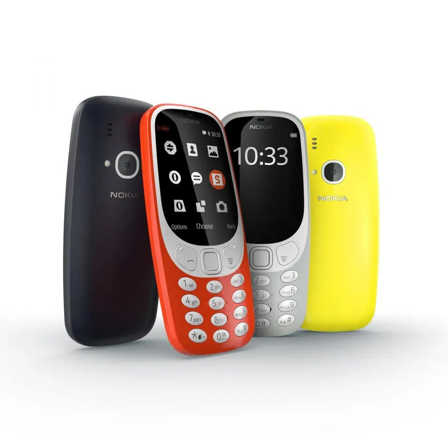 Nokia 3310 Classic (2024) Dual SIM Phone, Long Battery Life Durable Button Phone