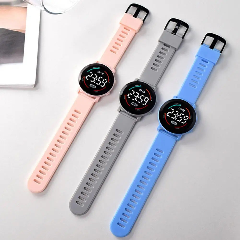 Unisex LED Digital Silicone Band Sports Belt Watch for Smart Men Boys Gents Ladies Unisex LED Watches
