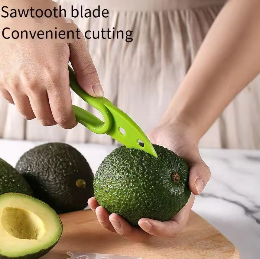 1Pc Ultimate 3-in-1 Avocado Master - Effortless Peeling, Fruit Meat Separation, and Meat Scraping -