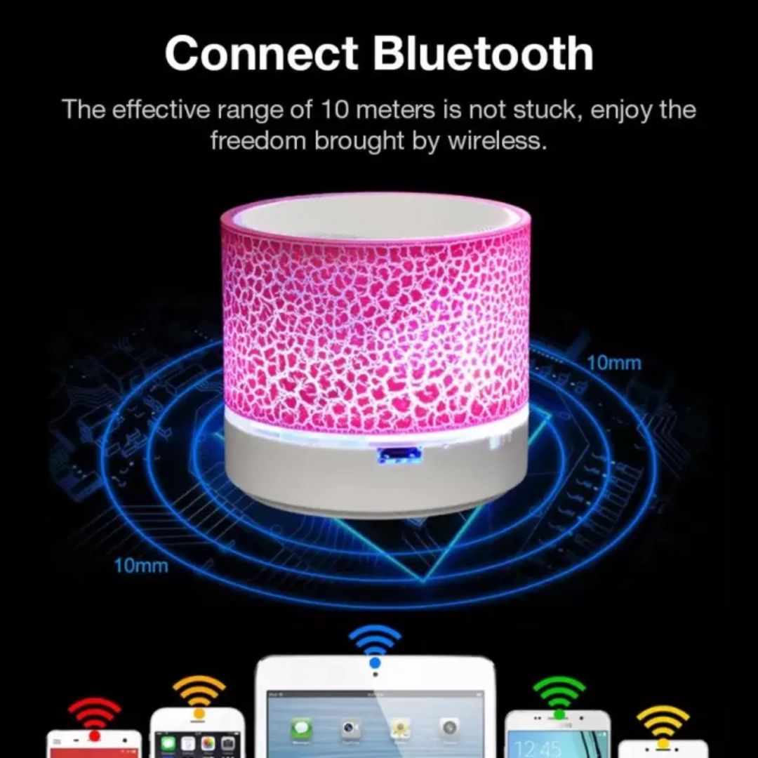 Mini a10 Bluetooth Speaker BIG SOUND LED Ultra Loud Stereo Speaker Support USB TF AUX MIC