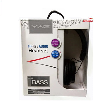 YWZ PBH Headphone Hi Res Audio Super Bass Wired Headset Original