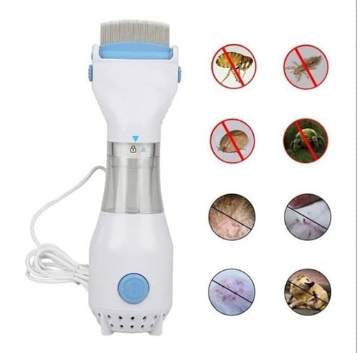 Painless Lice Removal with Electric Vacuum Comb Automatic Dandruff and Lice Tretment Device