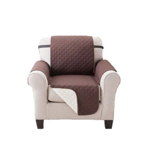Single Seater Couch Cover, Reversible Sofa Slipcover & Furniture Protector for Dogs, Cats & Kids