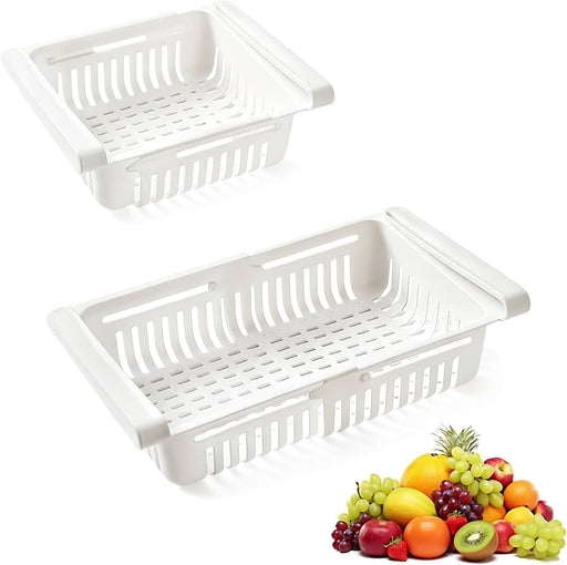 Storage Box Kitchen Organizer Food Storage Freezer Shelf Holder, 8.1X6.5x3