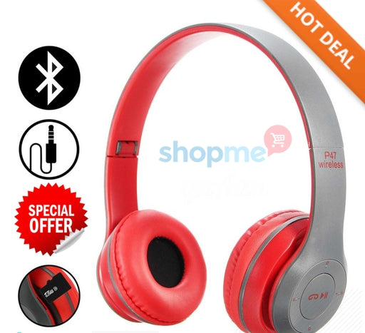2026 P47 Bluetooth 4.2 Headphone Wireless Headband Sports Earphone Hands Free Music Gaming Headset