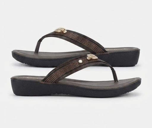 Kadam Ladies Two Strap Slippers