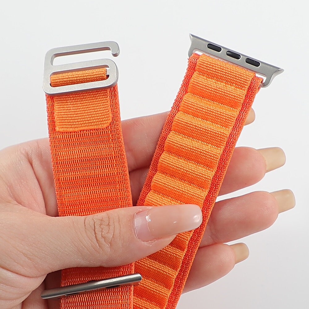 Sport Alpine Loop Strap for Apple Watch Band Ultra 49mm 45mm 41mm 44mm 40mm 42mm 38mm Nylon Bracelet Strap Correa for i Watch Series 8 7 SE 6 5 4 3 2 1