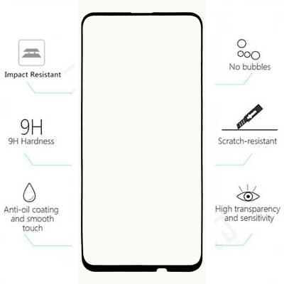 Full Glue HD Clear Tempered Glass Screen Protector For Huawei Y9 Prime 2019