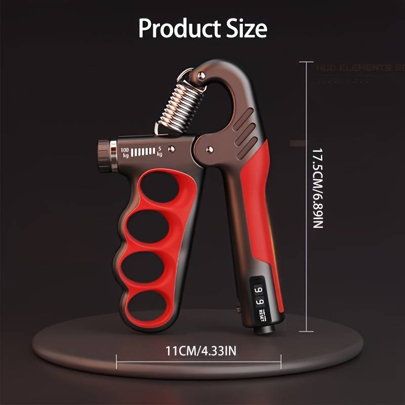 Difutagui 5-100KG Forearm Grip Strength Trainer Non-Slip Hand Gripper Adjustable Affordable