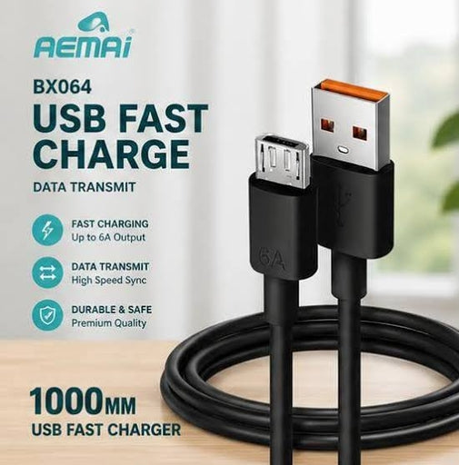 REMAI BX064 USB Fast Charger Micro Cable