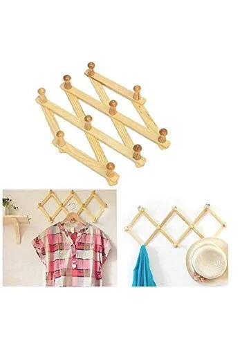 Trend Products Wooden Wall Hanger,Wall Hooks,Cloth Hanger,Bag Hanger 1 Pcs