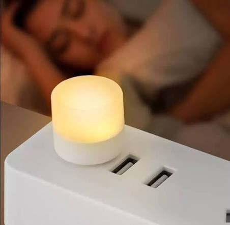 USB Mini LED Night Light – White