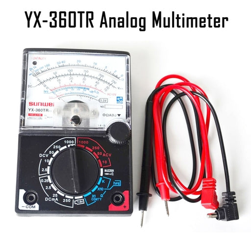 Analogue Meter Multimeter Multitester, Amp Volt Ohm Voltage Tester Meter and Diode Continuity Test