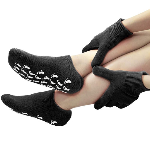 Moisturizing Gel Socks Foot Care Gel Moisturizing Silicone Socks & Gloves Non Slip Heel Socks