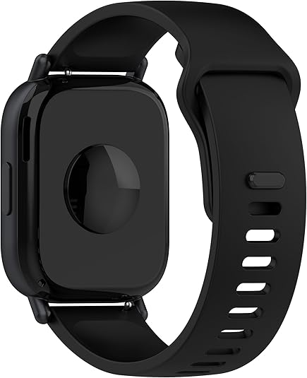 Silicone Strap Compatible with with Xiaomi Redmi Watch 5 Active / Redmi Watch 5 Lite - Black