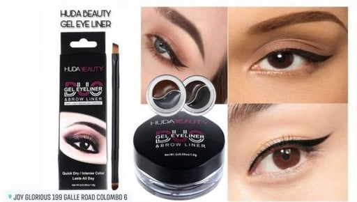 Huda Beauty Gel Eyeliner and Brow Liner Quick Dry
