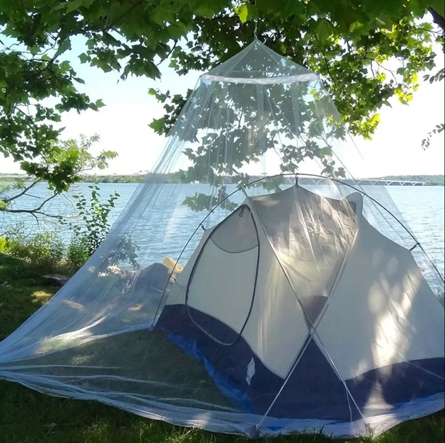 Mosquito Net Bed Canopy – Decorative Insect Shield for Adults, No-Opening Design for Sleeping
