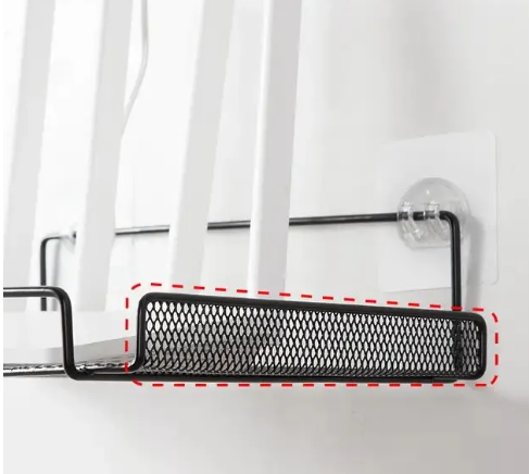 Wall-Mounted Wi-Fi Router & Set-Top Box Storage Rack: Floating Wall Bracket & Cable Organizer