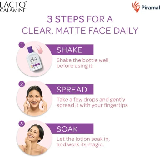 Lacto Calamine Face Lotion for Oil Balance - Oily Skin