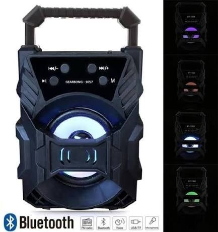 KTS 1057 Extra Bass Portable Speaker with Bluetooth, TF Memory Card Reader and USB Pen Drive Speaker