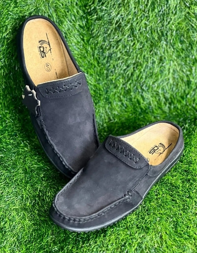 Men's Casual Leather Half Shoes