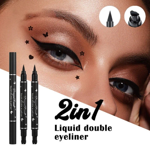 Huda Beauty Eye Liner with Stamp Double Side