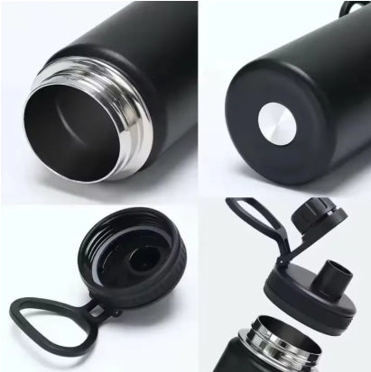 1000ML Stainless Steel Thermos Bottle Large Capacity Thermal Water Bottle Insulated Cup