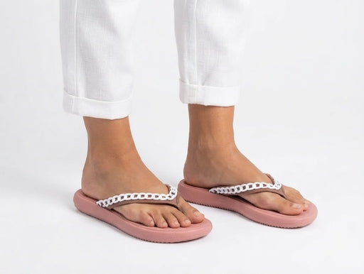 Ladies Flat Waterproof Fashion Slippers