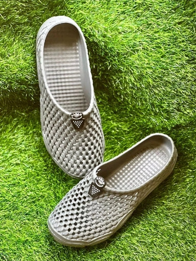 Kadam Crocks Waterproof Lightweight Slippers Grey Colour
