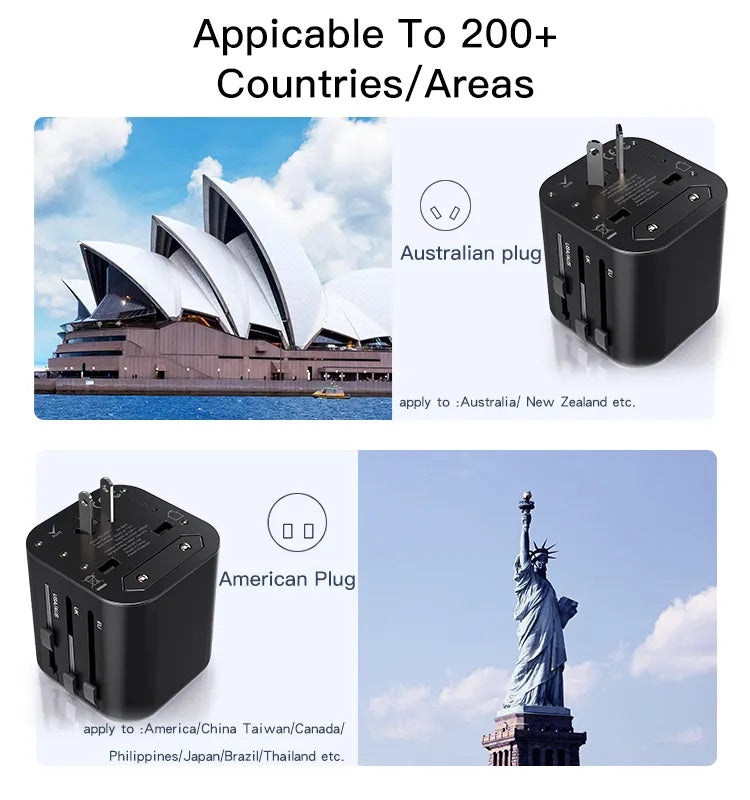 YESIDO MC09 Multi-function Universal Travel Adapter Plug