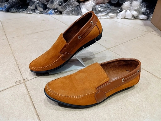 Men Tan Colour Casual Slip on Shoes