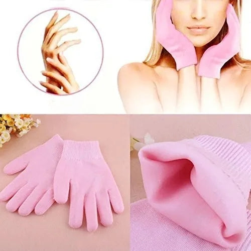 Moisturizing Skincare Gel Therapy Treatment Gloves Spa Gel Gloves for Women