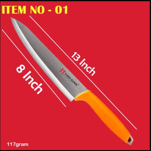 Ying Guns Japanese Knife Butcher Knife Stainless Steel ( Long Knife) Culinary Chef Knife